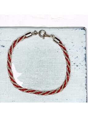 5614gc. Goldtone Rope Bracelet Vintage